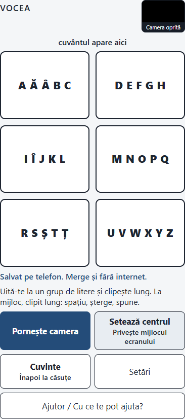 Grupurile de litere pentru scris